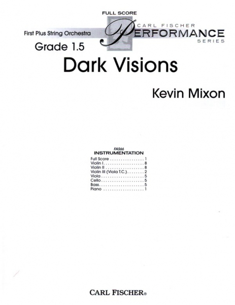 Dark Visions für Streichorchester