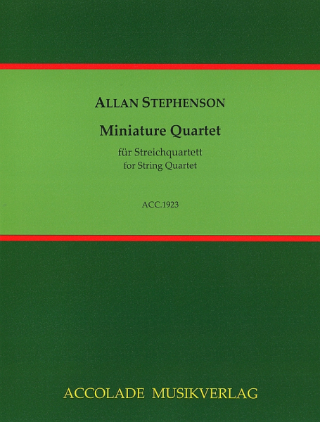 Miniature Quartet (1992) für Streichquartett
