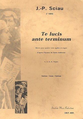 Te lucis ante terminum für 4 Stimmen (Kinderchor) und Orgel