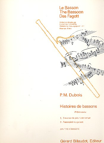 Histoire de bassons pour 3 bassons partition et parties