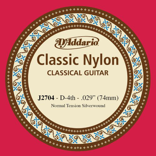 Einzelsaite D´Addario J2704 D4 Classics Student