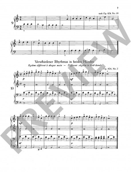 Etüden für Klavier Der praktische Czerny 1