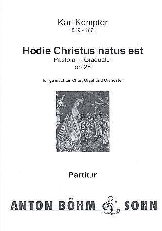 Hodie Christus natus est op.25a für gem Chor und Orchester