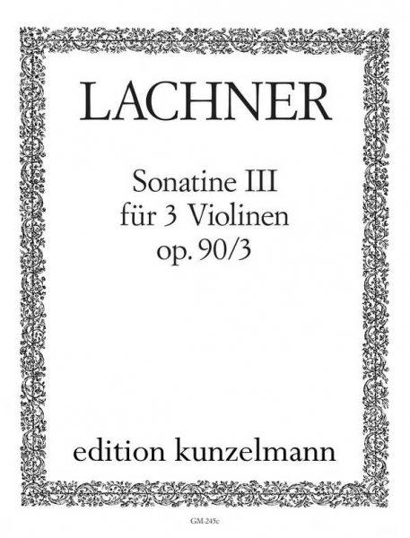 Sonatine A-Dur op.90,3 für 3 Violinen