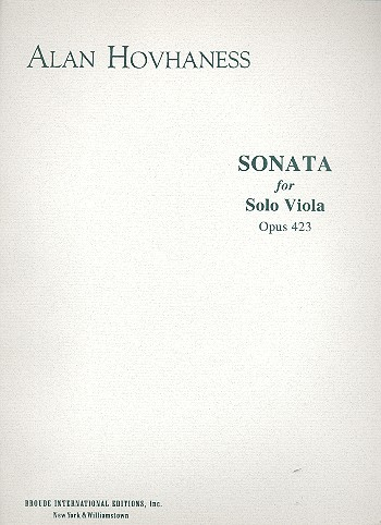 Sonata op.423 for viola