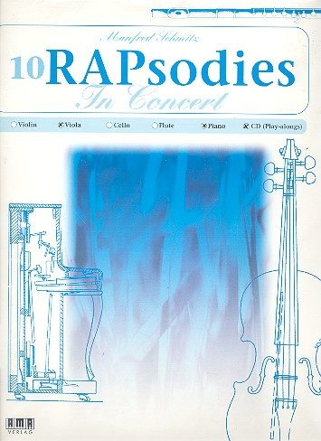 10 RAPsodies in Concert (+CD) für Viola und Klavier