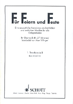 Für Feiern und Feste für Blasorchester (8-27 Stimmen)