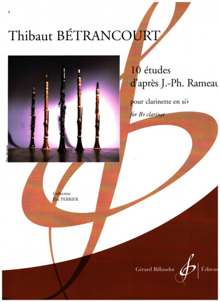 10 études d&#039;après J.-Ph. Rameau pour clarinette