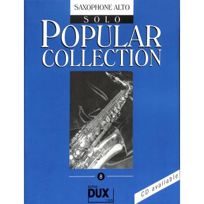 Solobuch für Saxophon Popular Collection 8