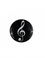 Vorschau: Magnet agifty Magnet Vorschau: Magnet agifty Magnet Button: Violinschlüssel Silber Glitter