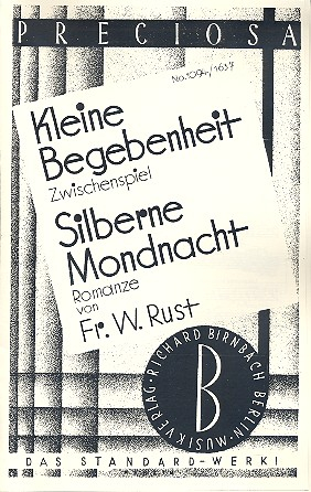 Kleine Begebenheit und Silberne Mondnacht: für Salonorchester