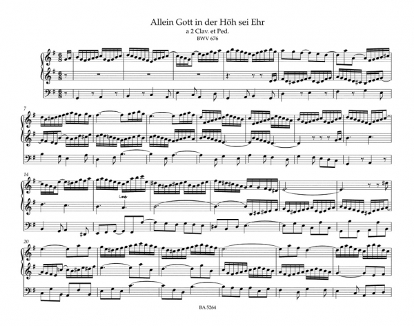 Spielbuch für Orgel Orgelwerke 4 - Dritter Teil der Klavierübung