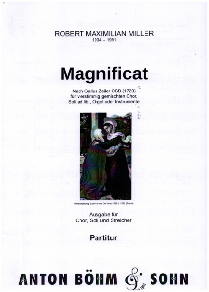 Magnificat für gem Chor und Instrumente (Orgel), Soli ad lib