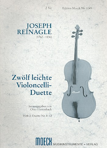 12 leichte Duette Band 2 (Nr.8-12) für 2 Violoncelli