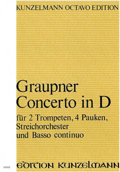 Konzert D-Dur für 2 Trompeten, Pauken und Streichorchester