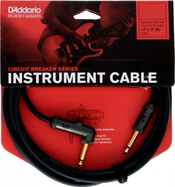 Instrumentenkabel D&#039;Addario AGRA-10 Circuit Breaker