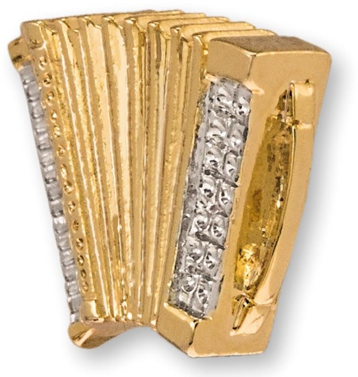 Anstecker mit Motiv Art of Music Akkordeon A9