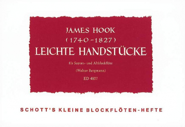 Leichte Handstücke für 2 Blockflöten (SA)