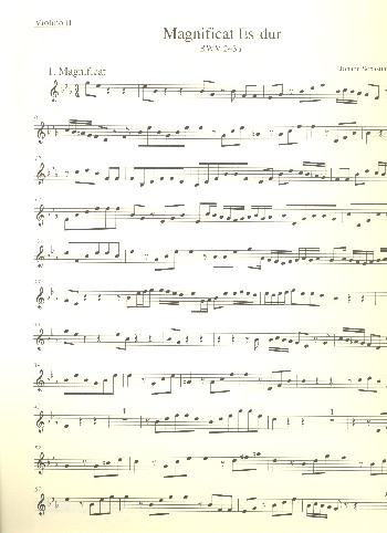 Magnificat Es-Dur BWV243a (Erstfassung) für Soli, gem Chor und Orchester