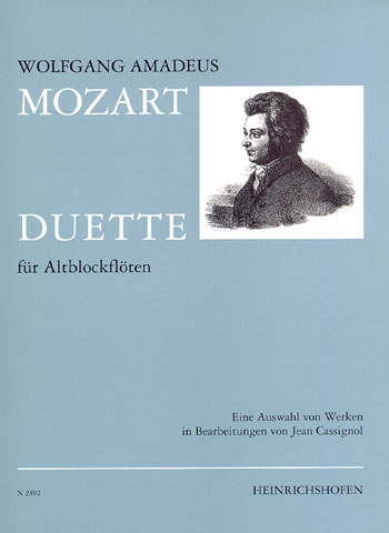 Duette für 2 Altblockflöten