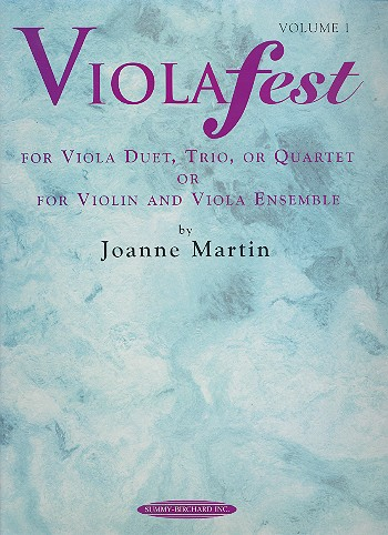 Violafest vol.1 for 2-4 violas (violin and viola ensemble)