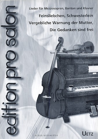 4 deutsche Volkslieder für Mezzosopran, Bariton und Klavier