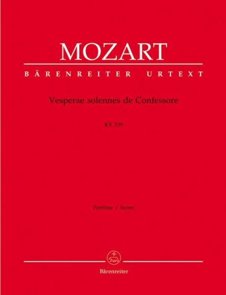 Vesperae solennes de confessore KV339 für Soli, Chor und Orchester