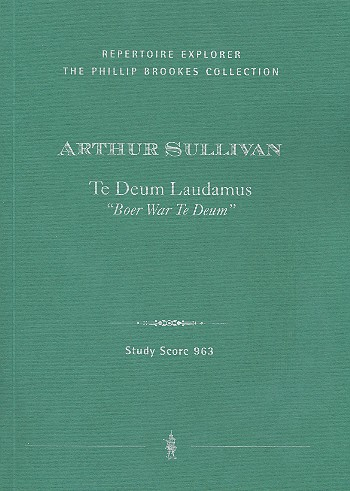 Te Deum laudamus für gem Chor und Orchester