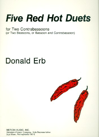 5 red hot Duets for 2 contrabassoons (bassoons)