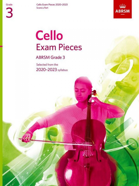 Cello Exam Pieces 2020-2023 Grade 3 for cello and piano