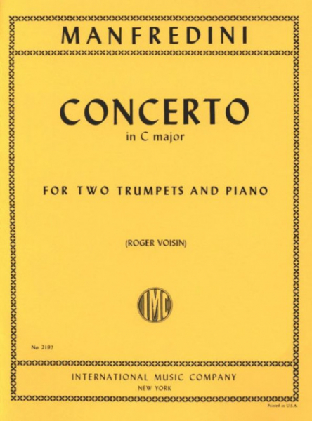 Concerto C major for 2 trumpets and piano