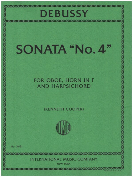 Sonata no.4 for oboe, horn and harpsichord
