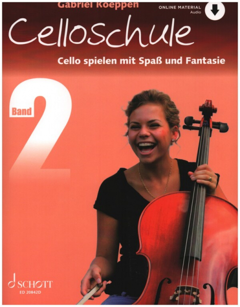 Cello spielen mit Spaß und Fantasie Band 2 - Schule (+Online Audio)