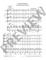 Vorschau: Klavierauszug Carmina Vorschau: Klavierauszug Carmina Burana - Cantiones Profanä