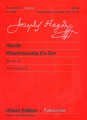 Sonate für Klavier Sonate Es-Dur HOB 16/49 Antiquariat