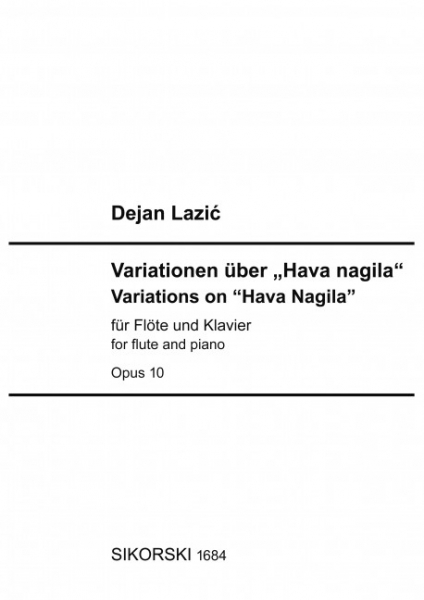 Variationen über Hava nagila op.10 für Flöte und Klavier