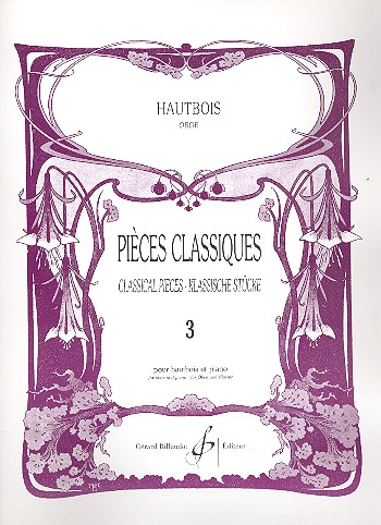Pièces classiques vol.3 pour hautbois et piano