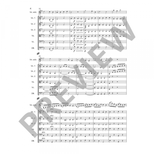 Spielbuch für Violine Concertino G-Dur op.11