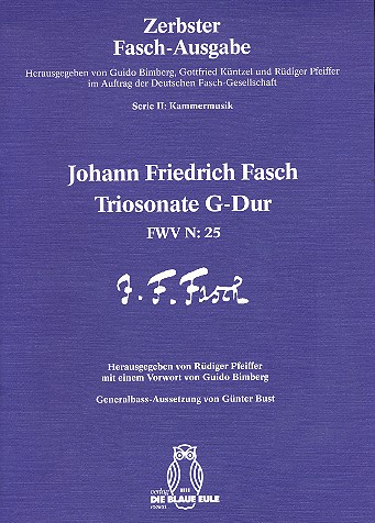Triosonate G-Dur FWVN:25 für 2 Violinen und Bc