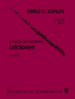 Vorschau: Etüden für Flöte 20 Vorschau: Etüden für Flöte 20 leichte und melodische Lektionen op.93 Heft 1