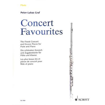 Spielbuch für Flöte Concert Favourites