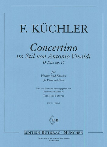 Concertino im Stil von Vivaldi D-Dur op.15 für Violine und Klavier