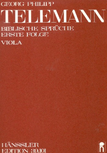 Biblische Sprüche Band 1 für gem Chor und Orgel (Instrumente ad lib)