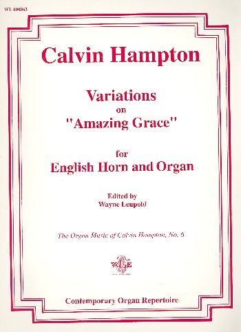 Variations on Amazing Grace for english horn and organ