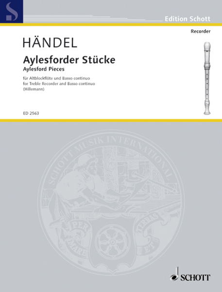 Aylesforder Stücke für Altblockflöte und Bc