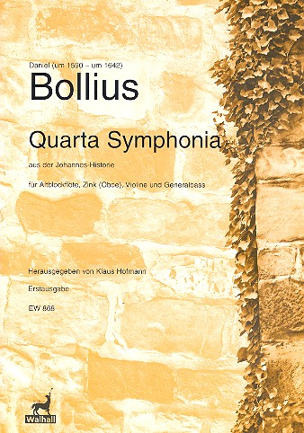 Quarta symphonia aus der Johannes-Historie für Altblockflöte, Zink (Oboe), Violine und Bc