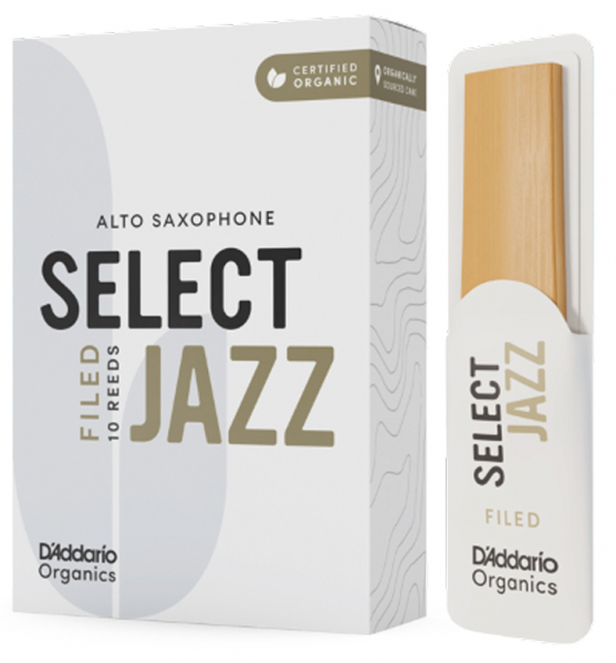 Es-Alt-Sax-Blatt D&#039;Addario Woodwinds Select Jazz Filed, 3S
