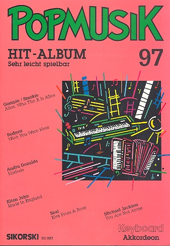 Popmusik Hit-Album Band 97: für Keyboard / Akkordeon