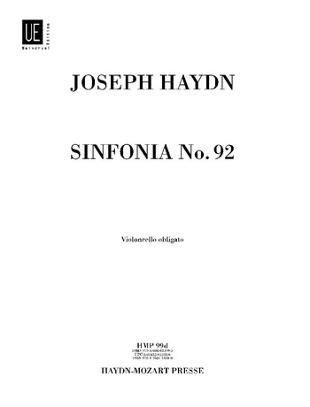 Sinfonie G-Dur Nr.92 Hob.I:92 für Orchester