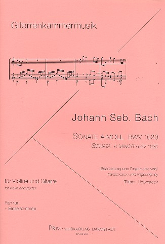 Sonate a-Moll BWV1020 für Violine und Gitarre